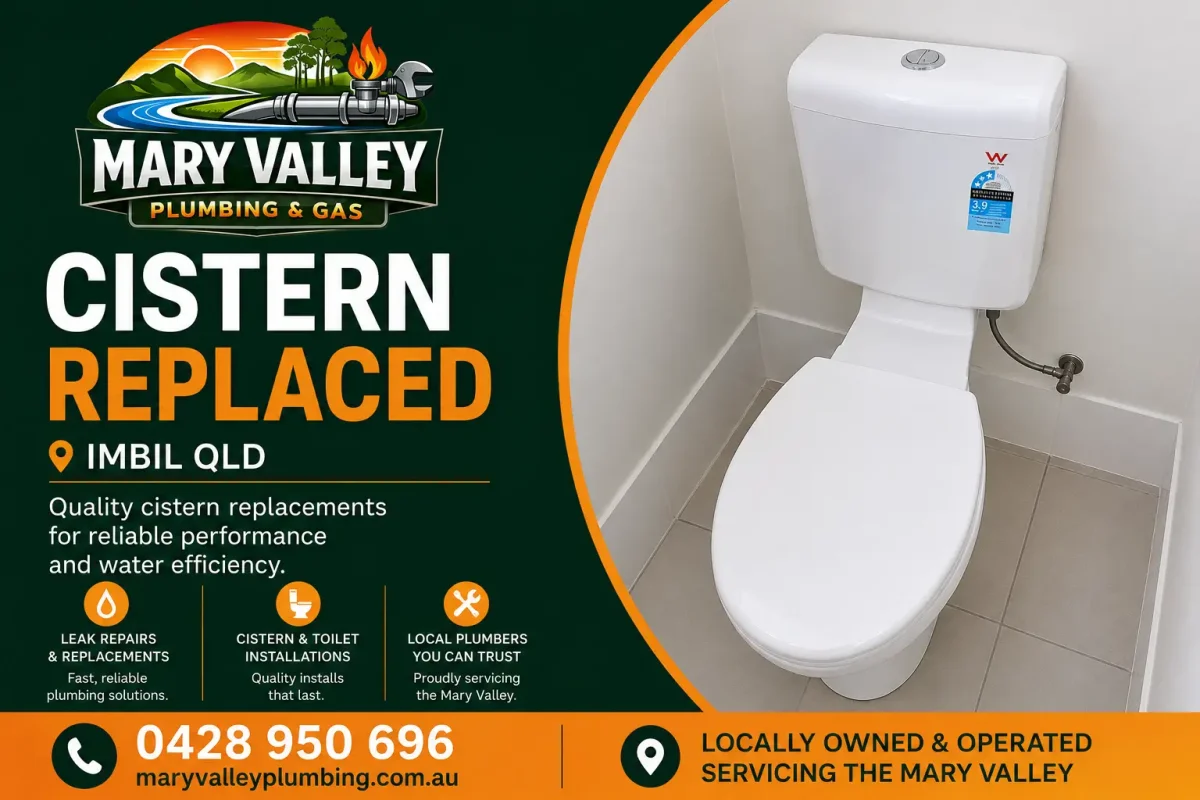 Professional Toilet Cistern Replacement - Mary Valley Plumbing Project